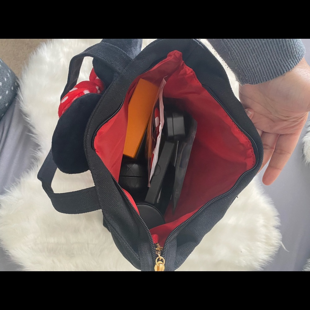 Disney Minnie Mouse Bag DisneyWorld DisneyLand Plushie - Picture 9 of 11